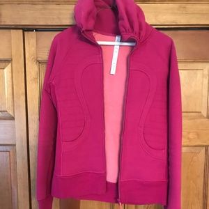 Lulu Lemon Pink Zip Up